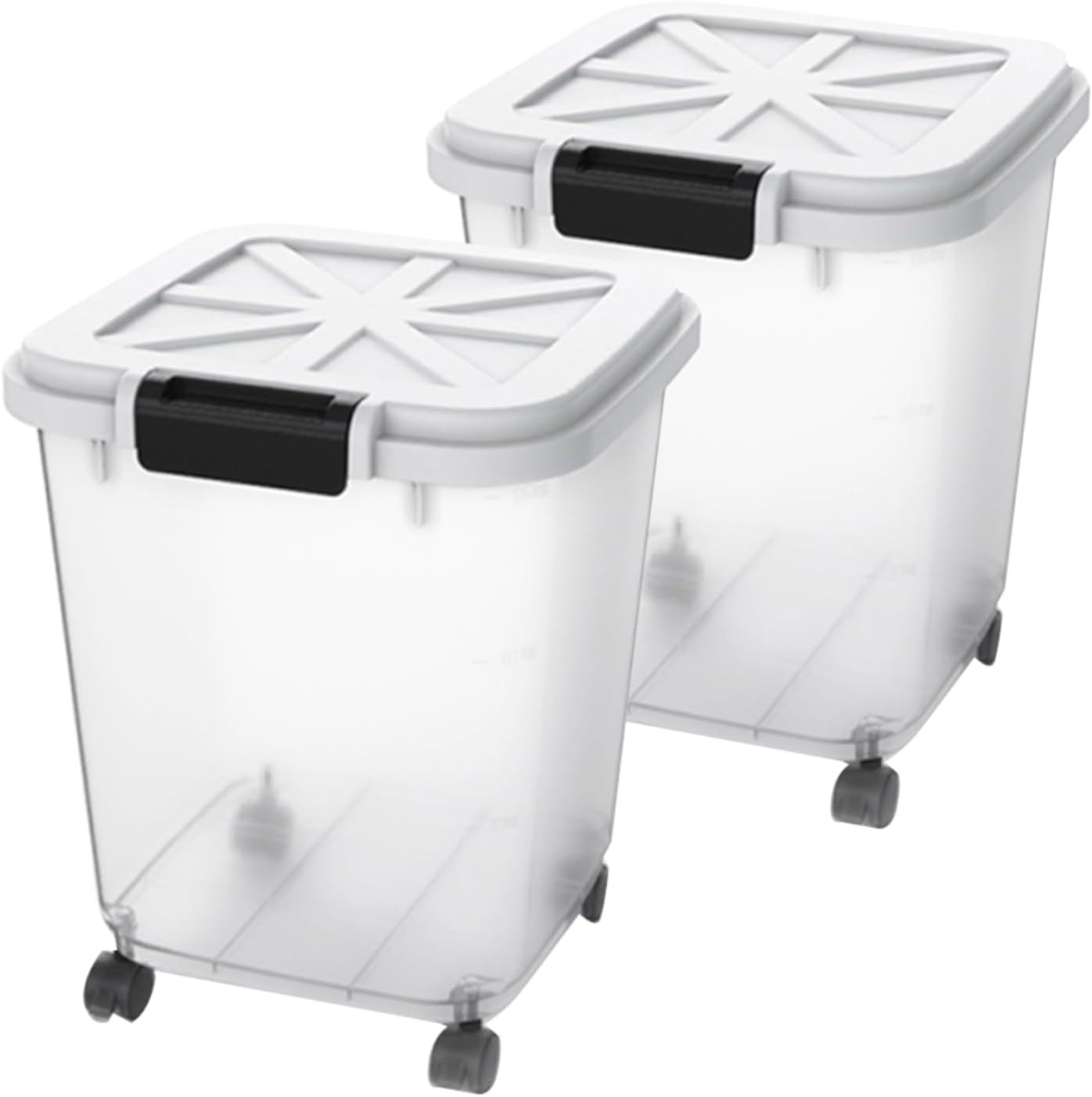 40 LB Rice Storage Container with Measuring Cup, BPA Free, for Rice | Grain | Pe