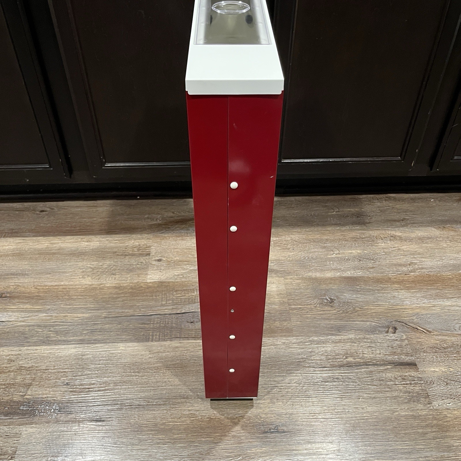 Vintage Samik Rice Dispenser 150g Korean Rice Box Red Retro Kitchen RARE 15x4x26