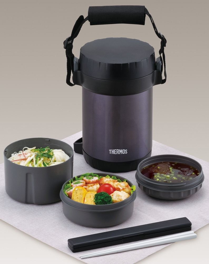 Thermos Stainless Steel Lunch Jar, Approx. 1.3 cups, Midnight Blue JBG-1801 MDB