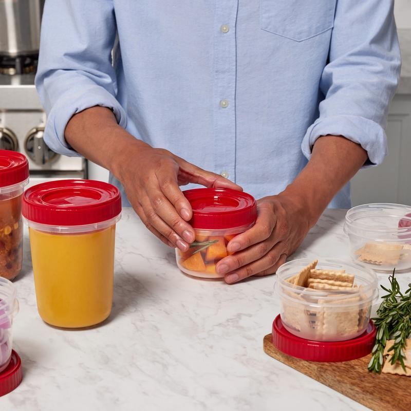 40PC Food Storage Containers Stackable Leakproof BPA-Free Meal Prep Set New