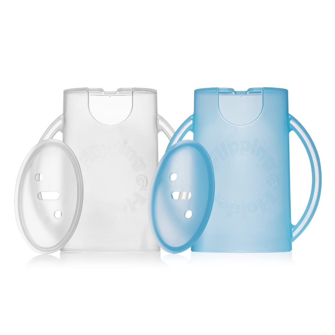 Deluxe Squeeze Proof (2-Pack with Lids) for Food Pouches & Juice Boxes – Multip