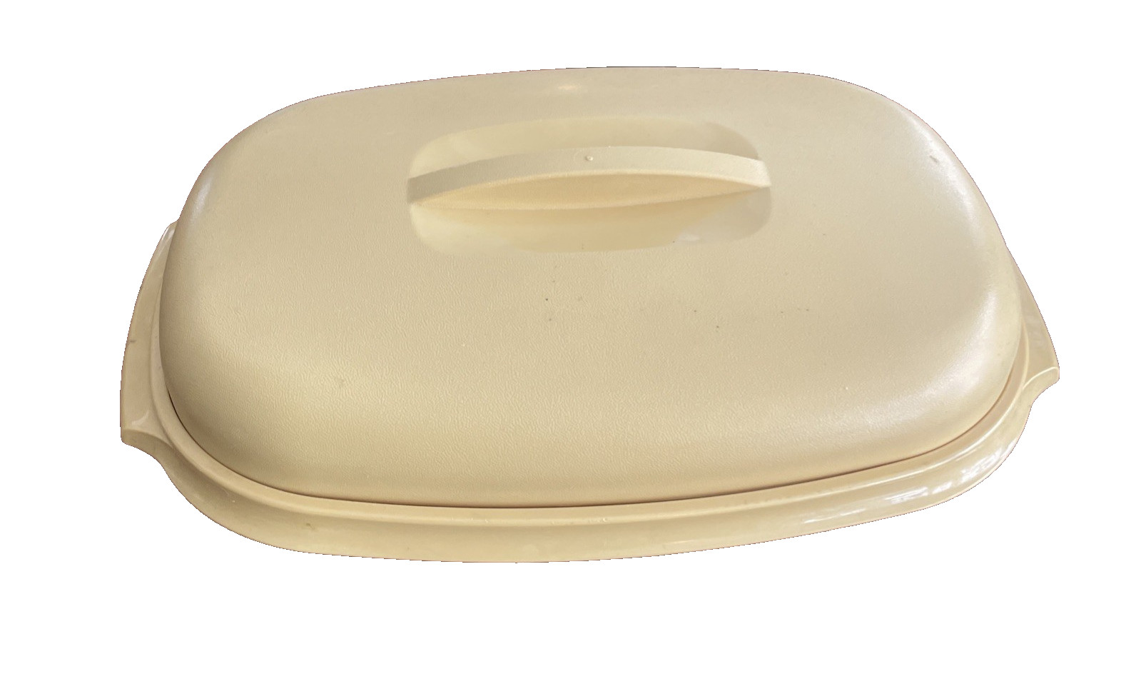Vtg Tupperware Microwave Steamer 3Pc Set Harvest Gold #1273-6 #1274-8 #1275-3