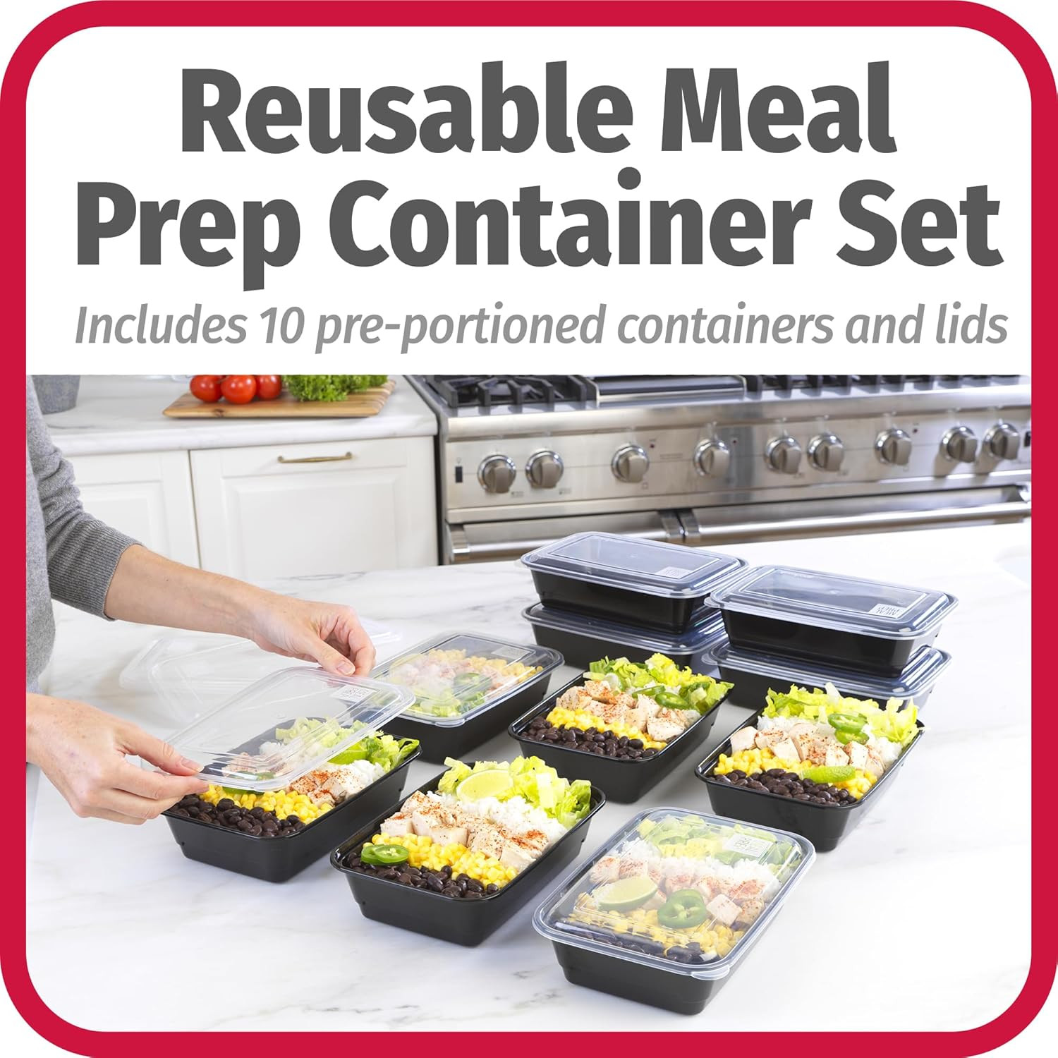 Meal Prep Containers, Single