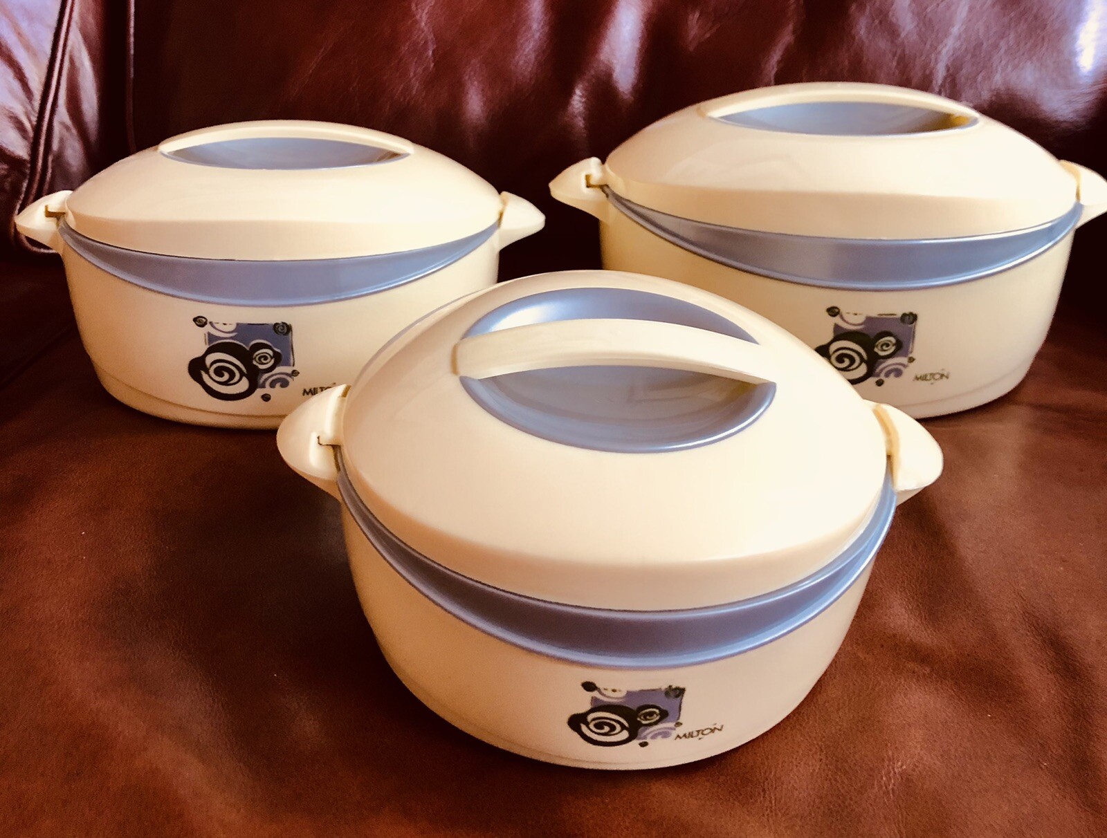 3 Piece Milton Triumph 3 Piece Round Casserole Food Storage Set