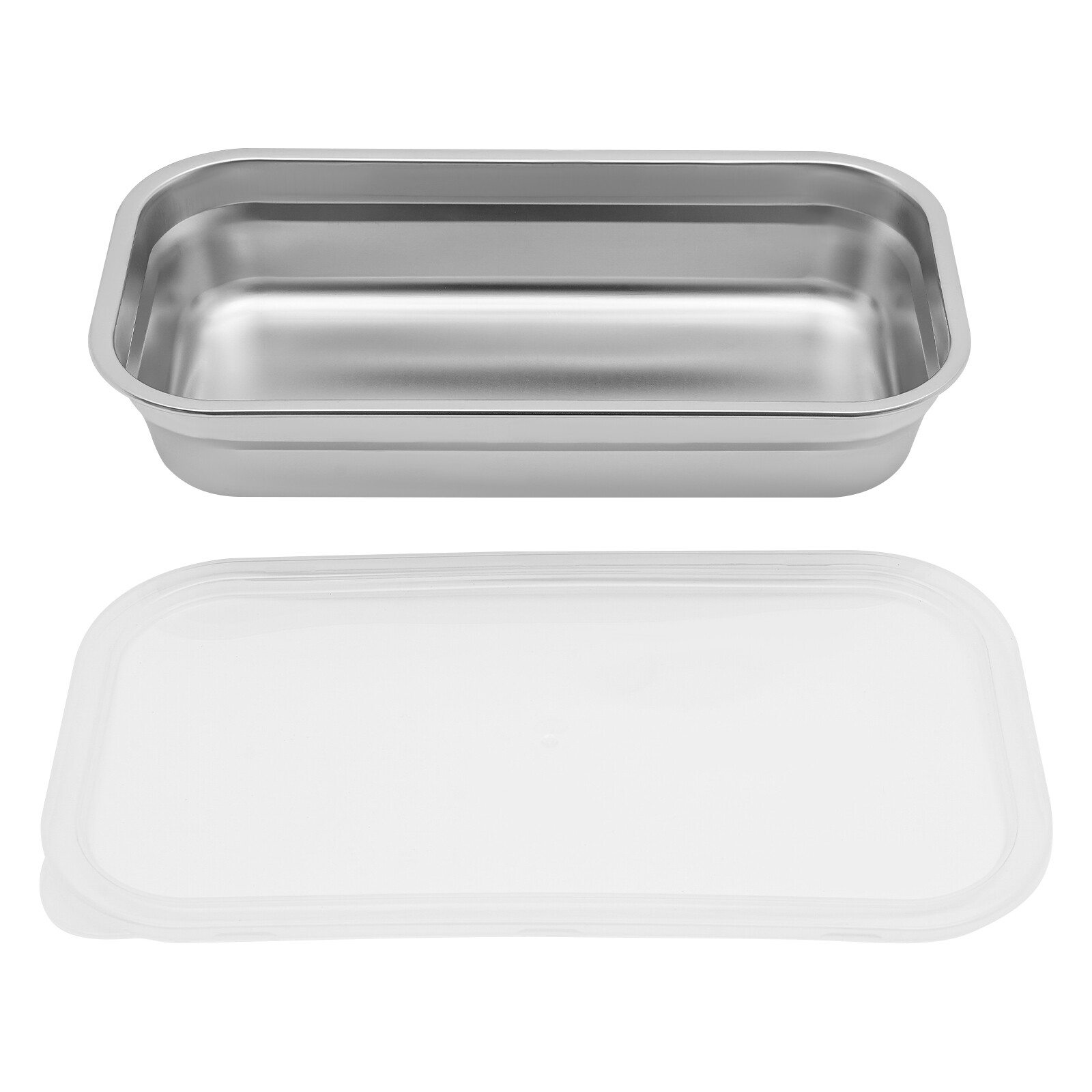 Set of 8 Stainless Steel 3L Bowls- Food Storage Containers Set With Lids