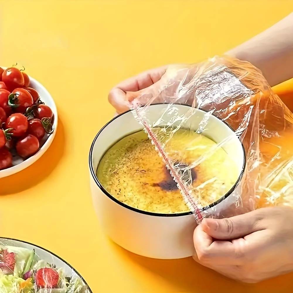 Airtight Lightweight 300PCS Stretchable Food Fresh-Keeping Bags fits Meal Prep