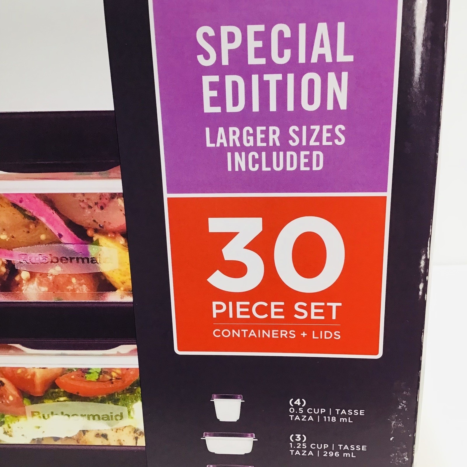 Rubbermaid 30pc Food Storage Set with Easy Find Lids – LIMITED EDITION AMETHYST