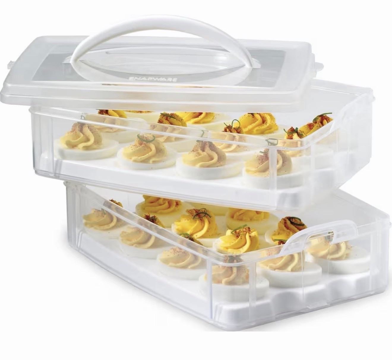1 REPLACEMENT TRAY Snapware Plastic Deviled 12 Egg Carrier Storage Container