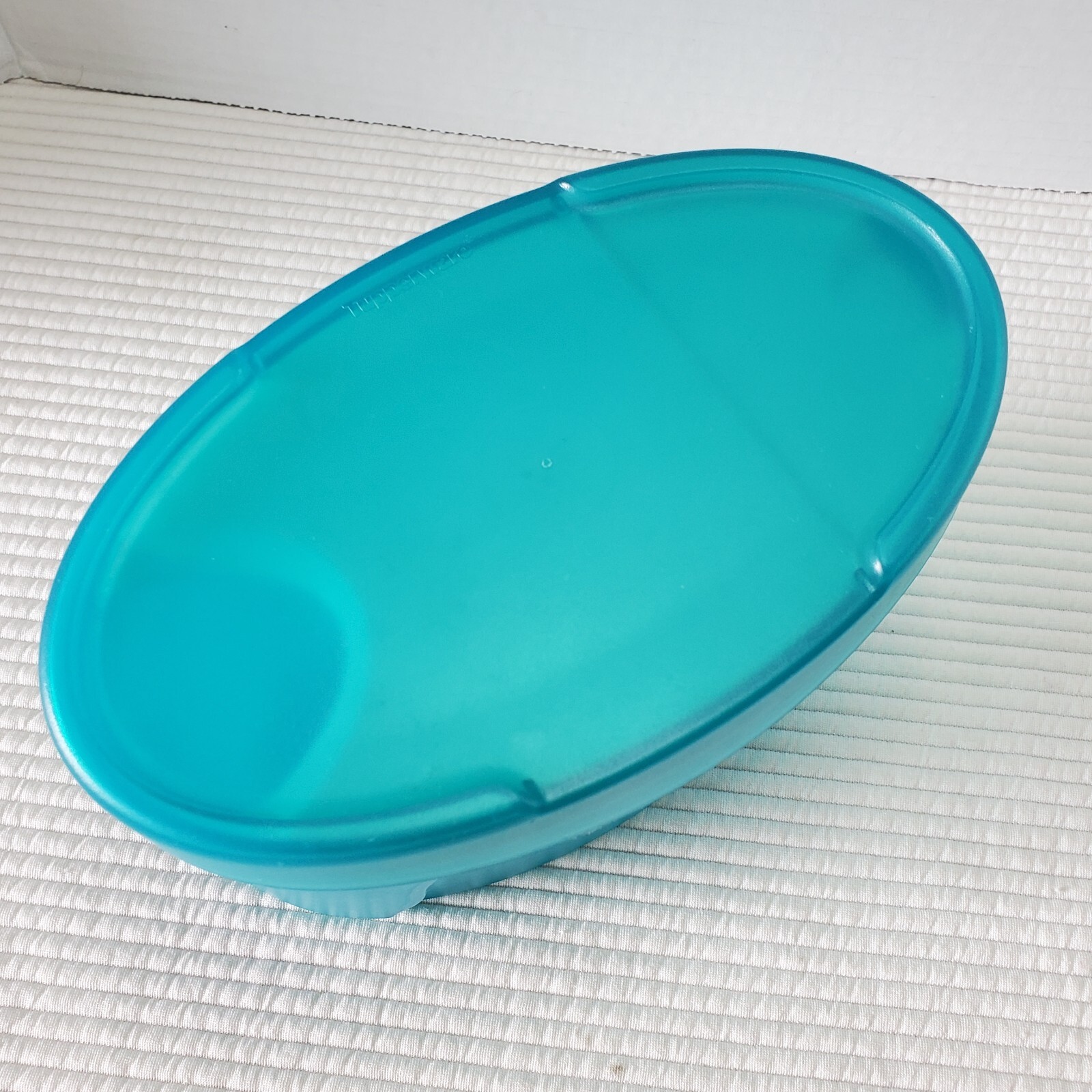 Tupperware Modular Mates Pouring Insert Container Lid Blue 7.5×4.5 1.2L 3766A-2