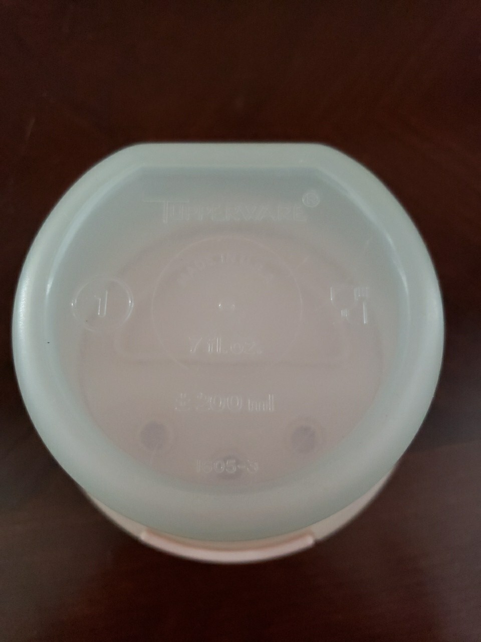 Tupperware Modular Mate Container w /Pink Lid 7 Fl Oz Vintage