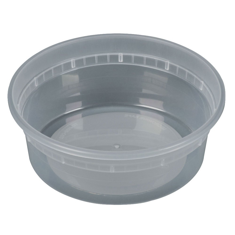 Pactiv 8 oz Newspring Delitainer Premium Round Food Container Clear | 480/Case