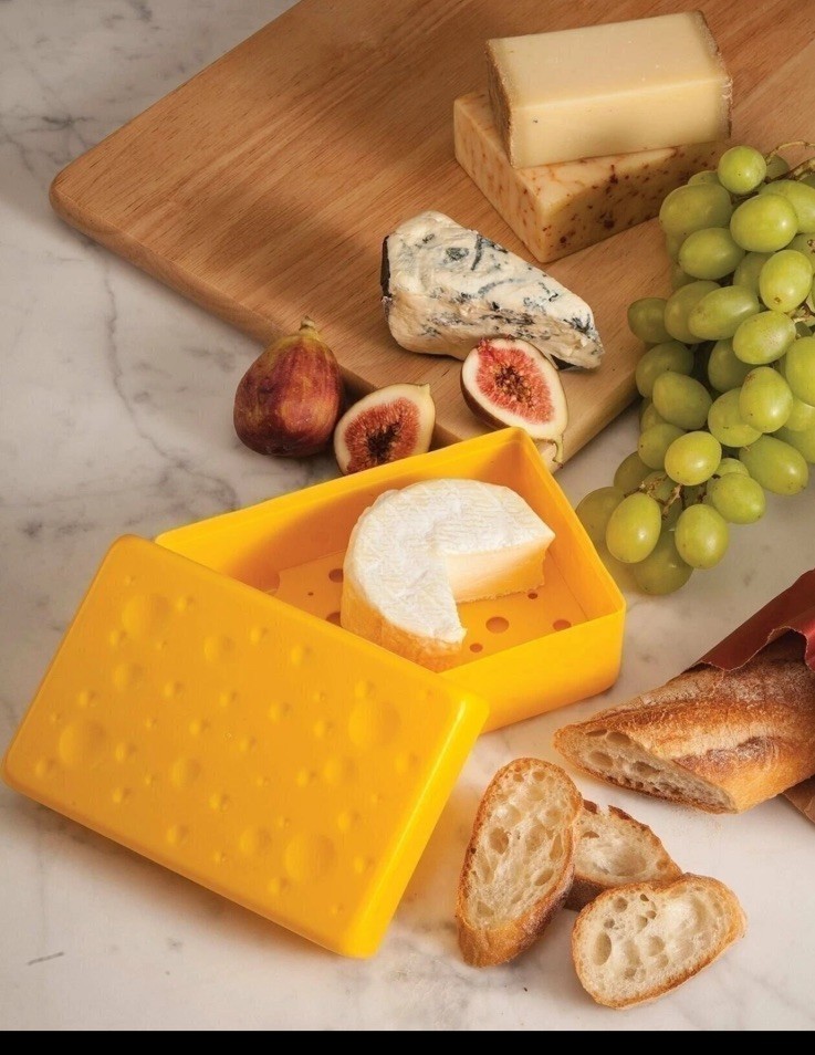 Hutzler Cheese Saver Storage Container – Stays Fresh Longer -cute container