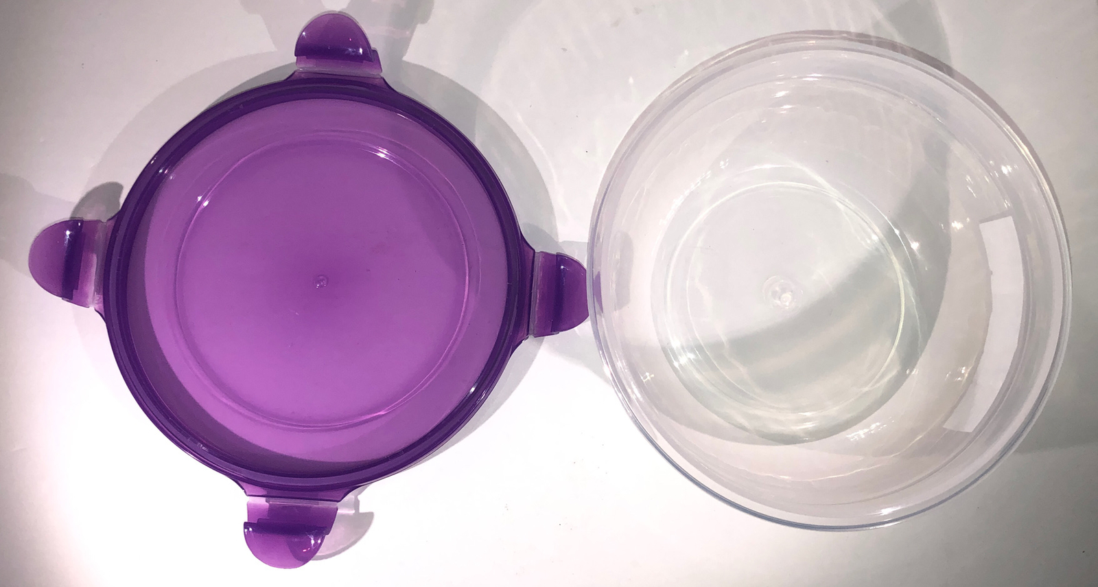 2ea 6.38Cup Sure Fresh Dry/Cold/Freezer Food Storage Containers W Clip-Lock Lids