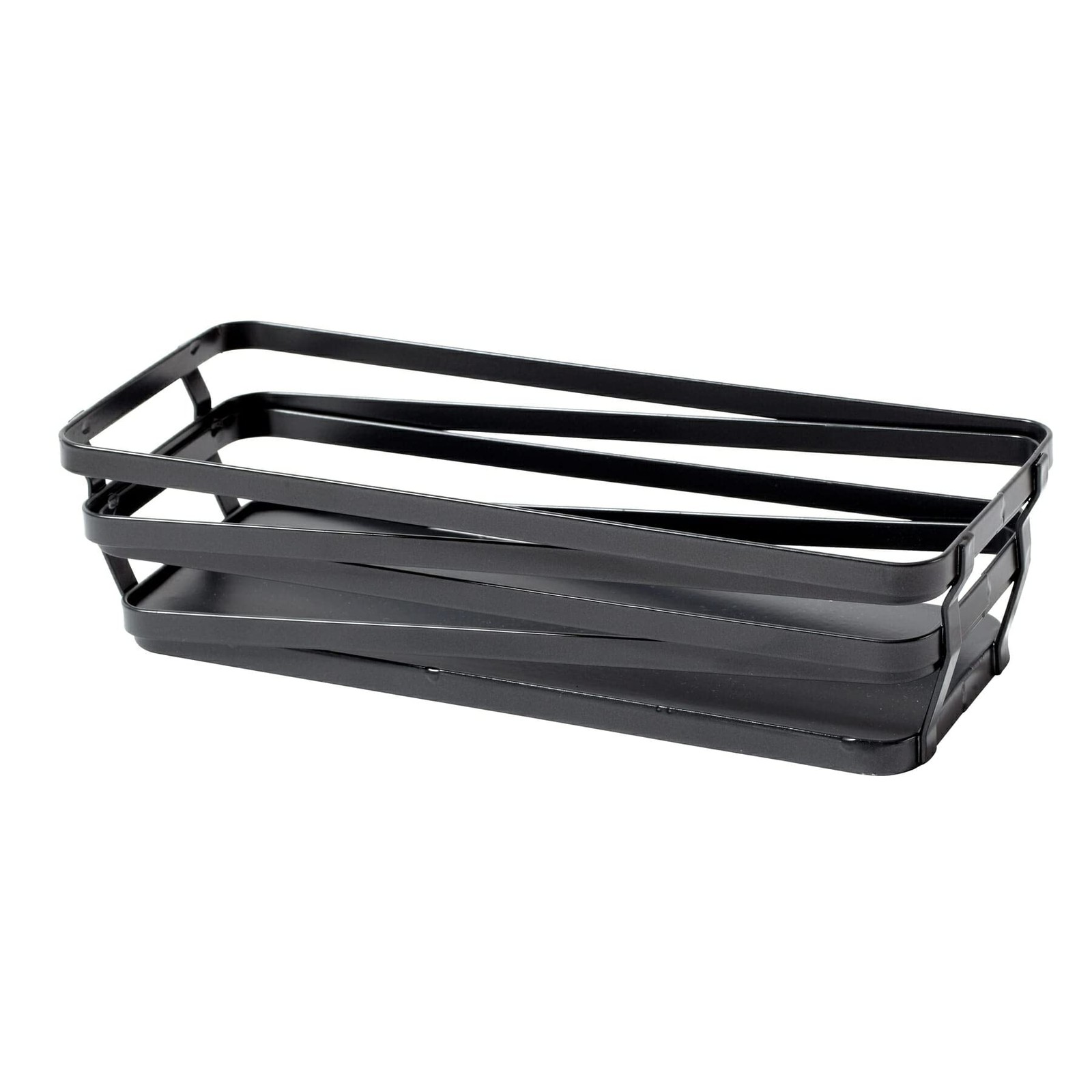 G.E.T. WB-942-MG 9″ x 4″ Rectangular Powder Coated Metal Gray Wire Serving Ba…