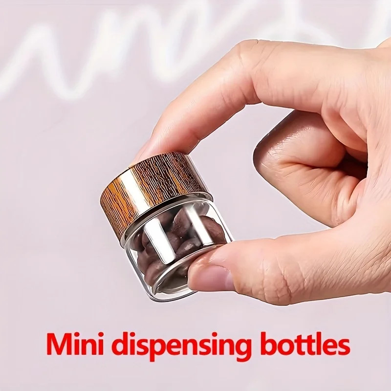 6-Pack Mini Glass Dispenser Bottles