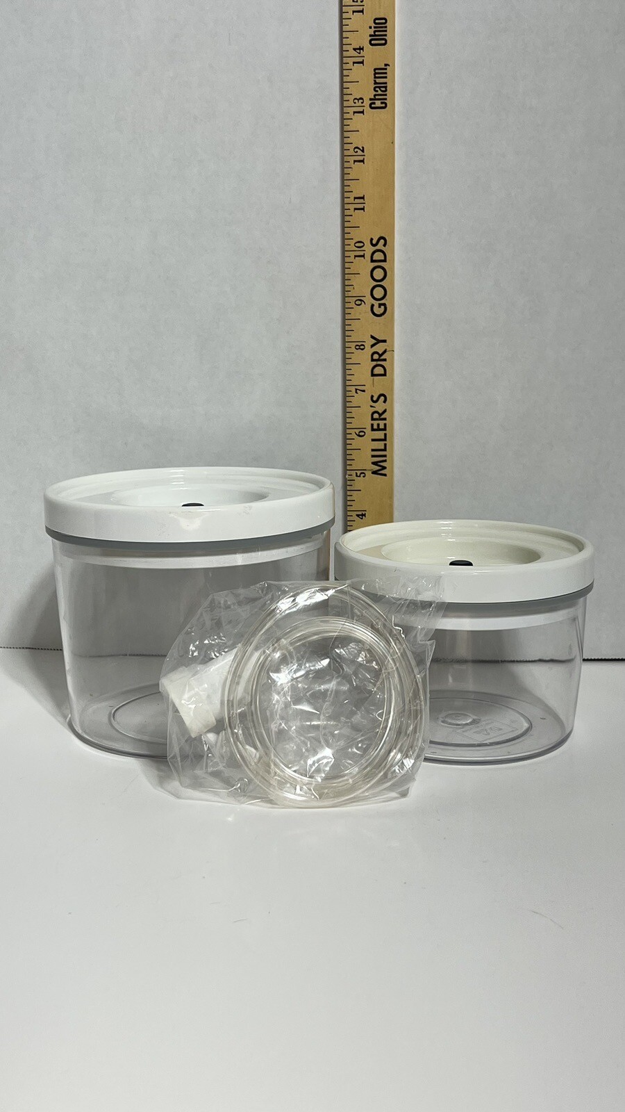 🔥 2 Vacuum Seal Containers, Lid & Hose ~ Compatible With Seal A Meal FoodSaver
