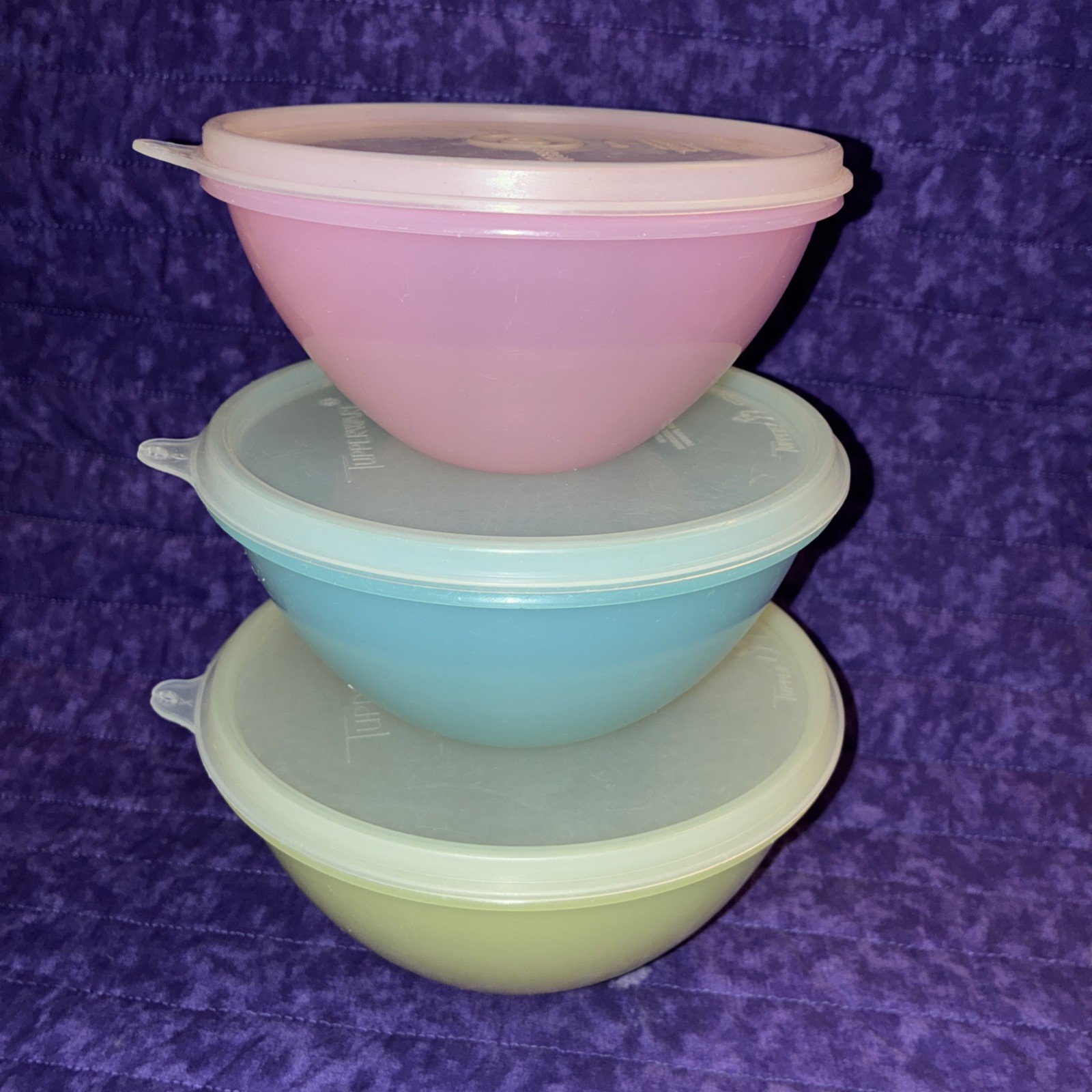 Tupperware 3 piece set: Wondelier Bowls @ Lids (Preowned)
