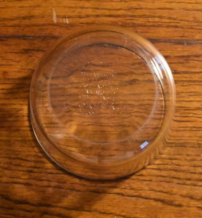 Pyrex 7200 2-Cup Clear Round Glass Stackable Food Storage Bowl