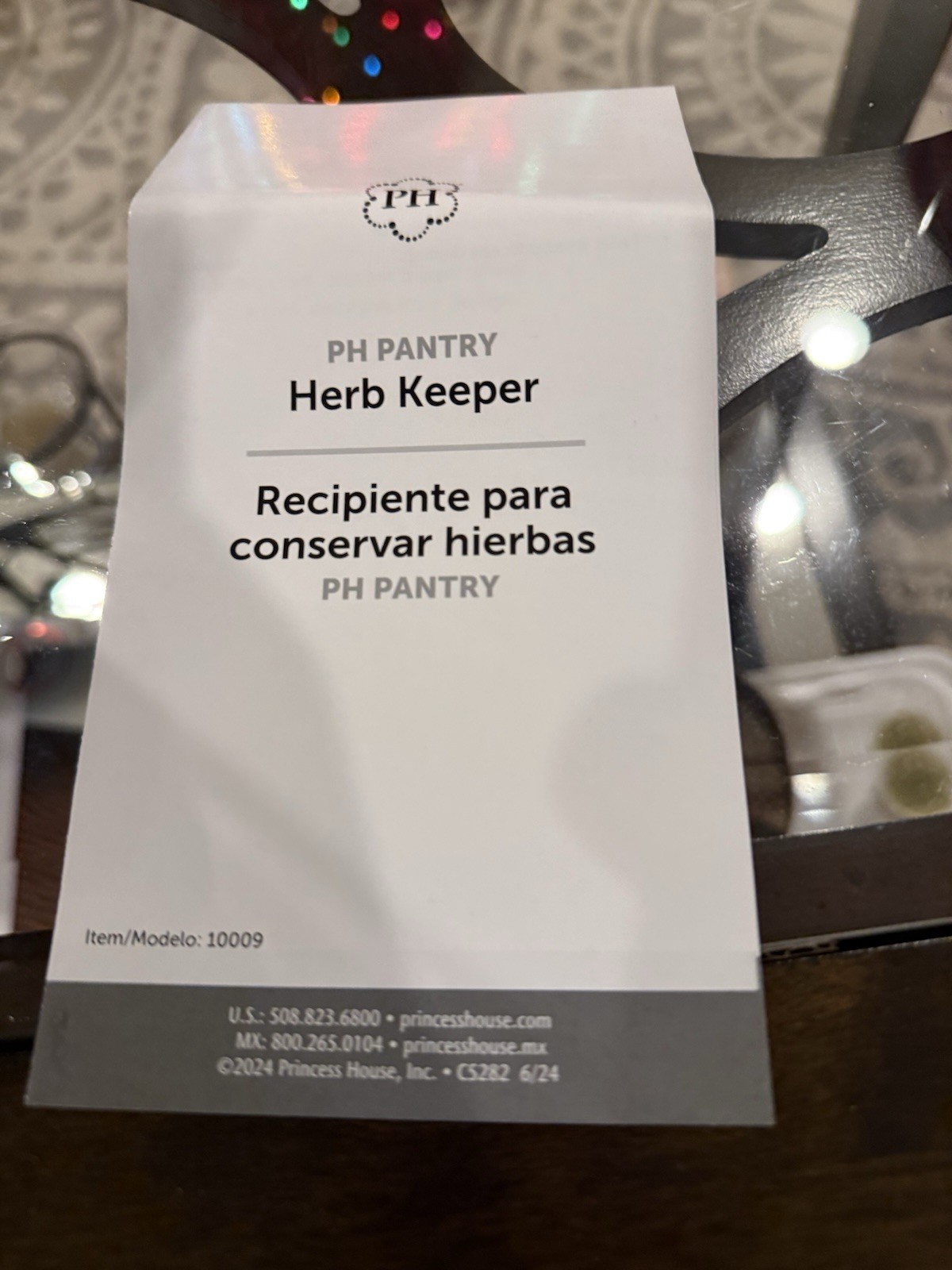 Princess House Pantry Herb Keeper New In The Box #10009
