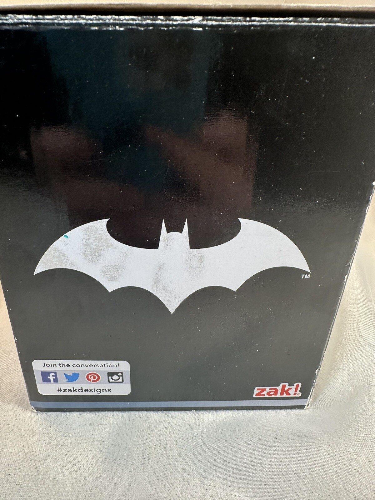 Batman Head Food Container With Lid Scowling DC ZAK! Loot Crate Exclusive 2017