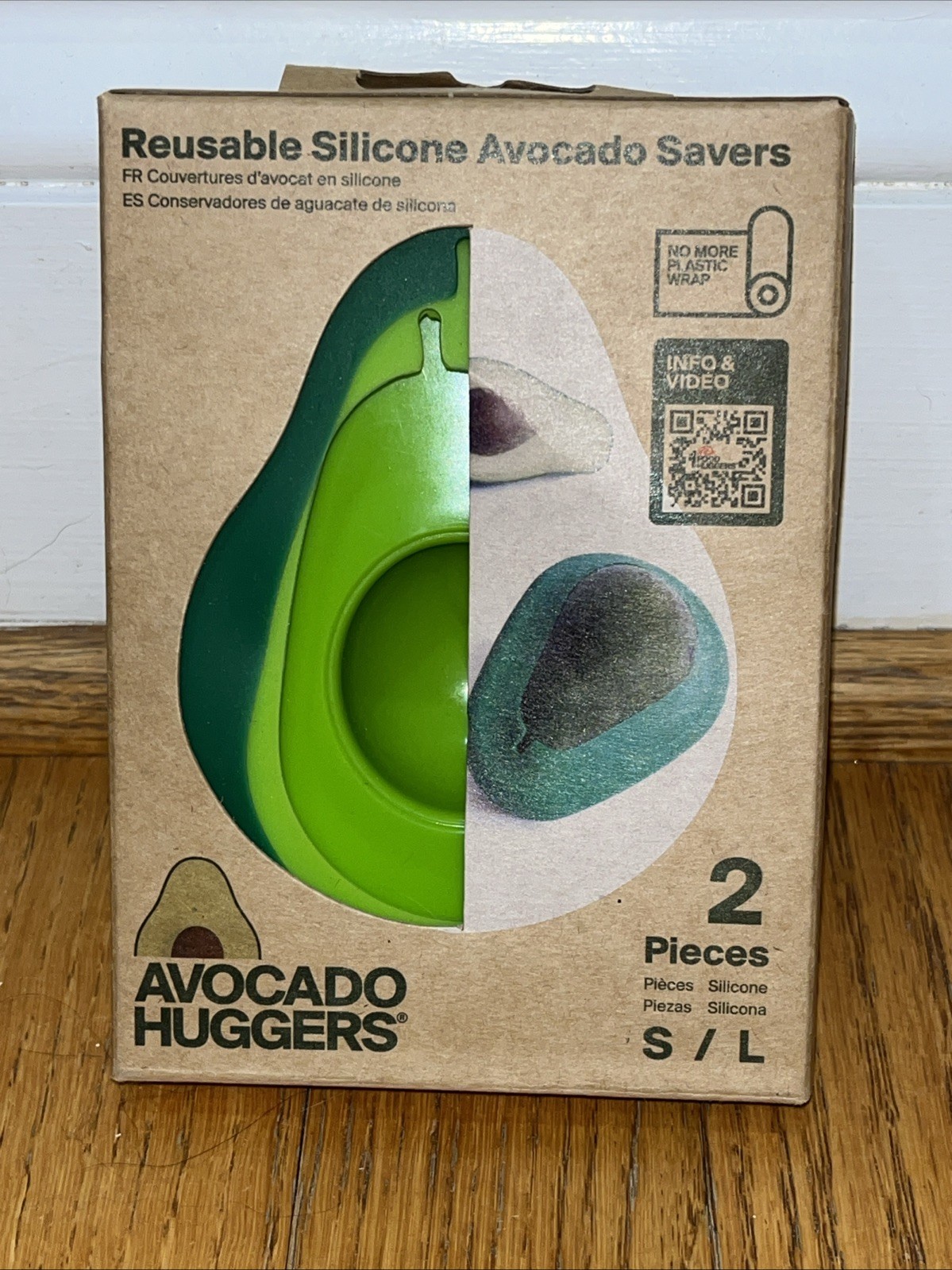 The Original Food Hugger® Reusable Silicone Avocado Savers Set Of 2 NIB