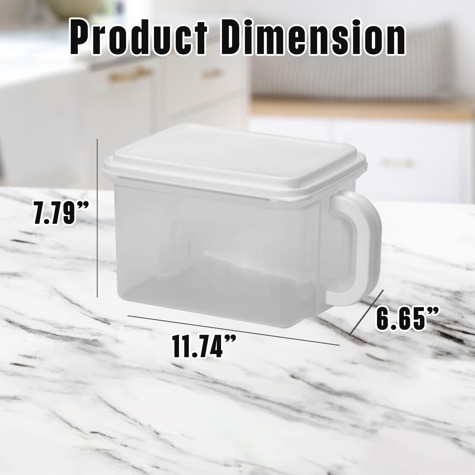 Buddeez Cereal Containers Storage – Airtight Food 21 CUP, White
