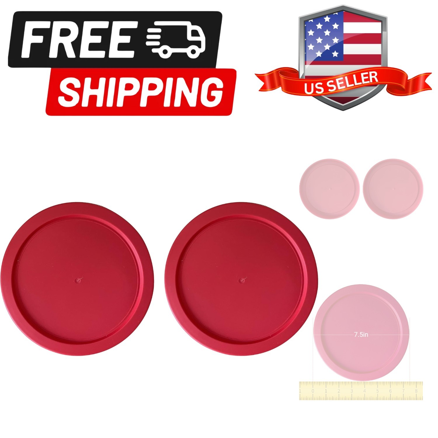 Replacement Lids fits Pyrex 6 & 7-Cup Glass Food Storage Container Bowls, 7.5…