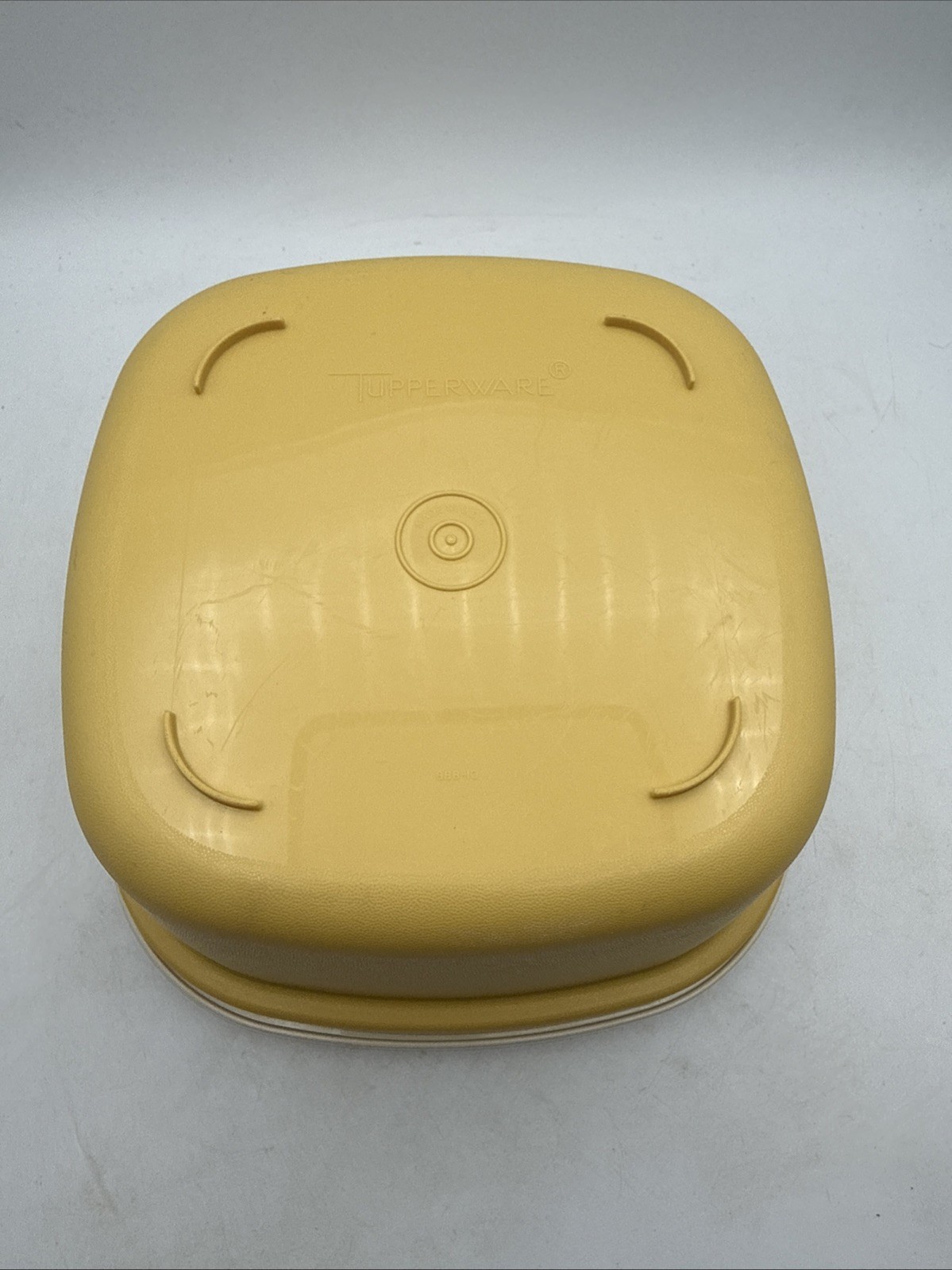 Vintage 3 Quart Tupperware Harvest Gold Steam N Store Steamer 888 Strainer w Lid