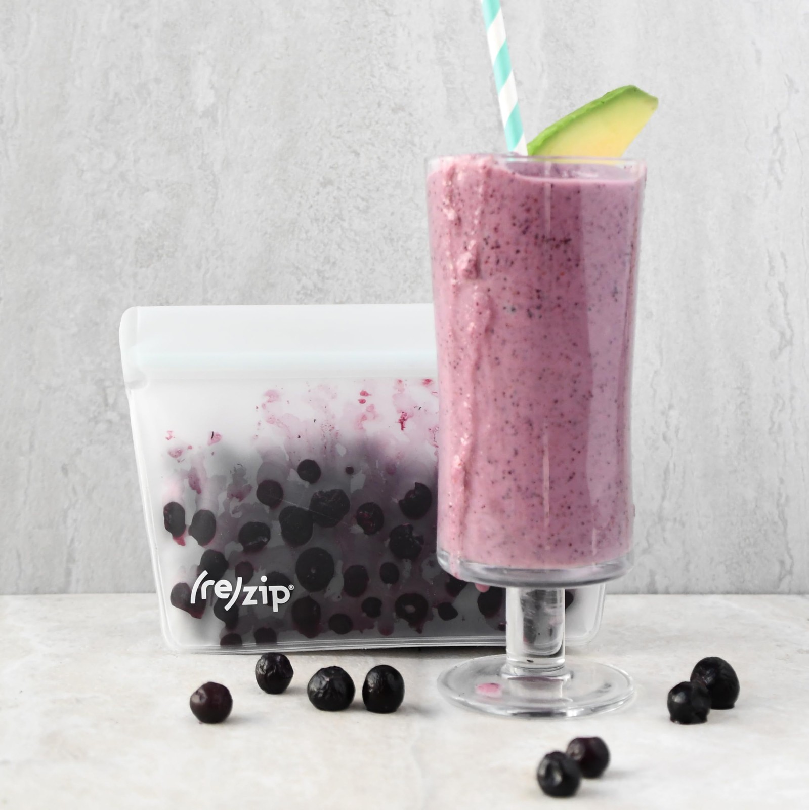 (re) zip 5-piece Daily Smoothie Kit | Ingredient Prep Bags | Fruit and Leafy …