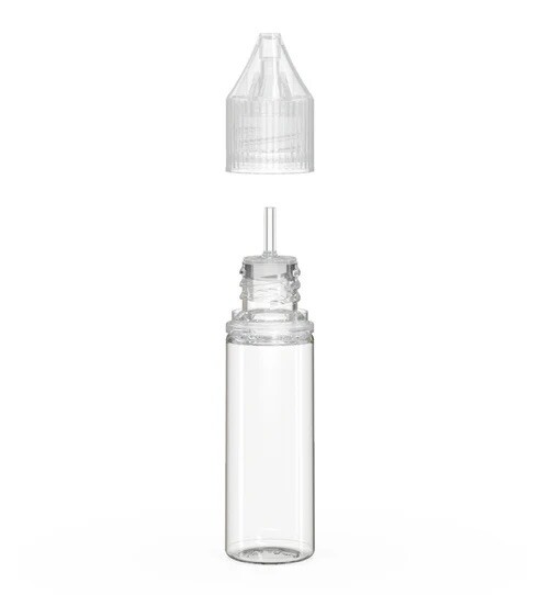 CHUBBY GORILLA 15ML V3 AUTHENTIC PET Bottles (25pack) CLEAR BOTTLE/CLEAR LID