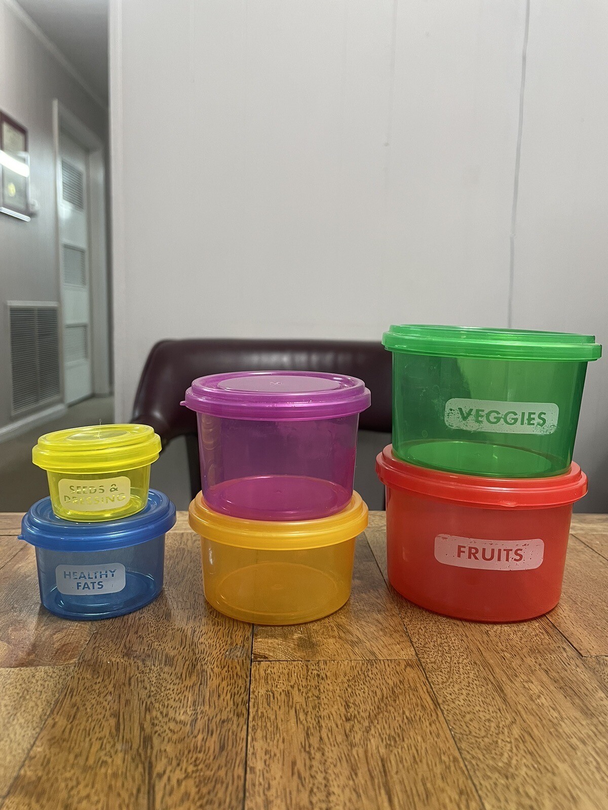 21 Day Fix Portion Control 6Containers Kit Beach Body Food Plan Diet Weight Loss
