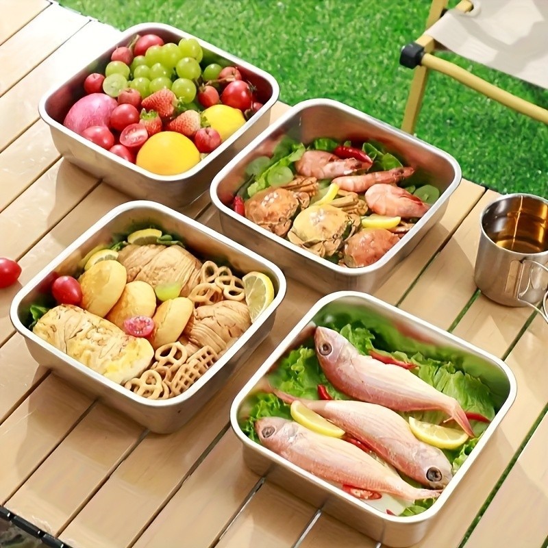 Yakimoto Airtight Stainless Steel Containers – For Neat Pantry & Fridge Storage