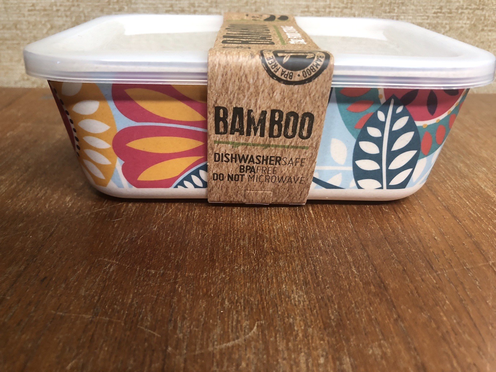 New Cool-Gear Bamboo Fibre Food Storage Container with Lid