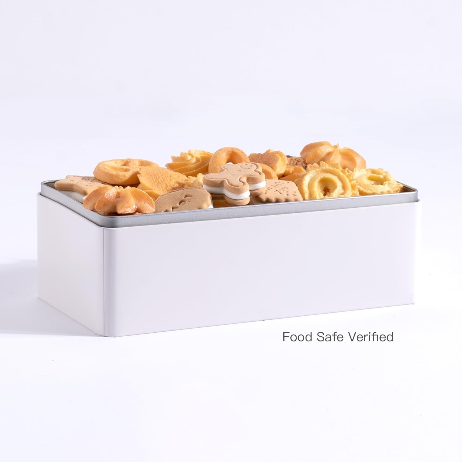 Food Storage Containers Tin Box with Airtight Lids Kitchen Pantry Organization-S