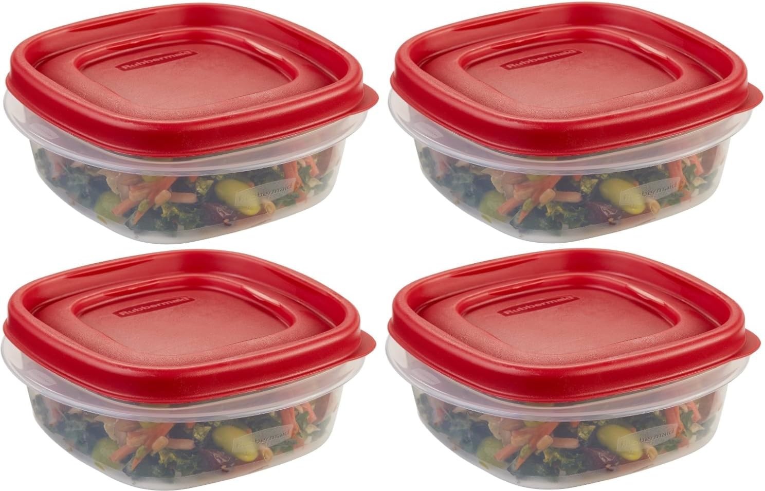 Rubbermaid 1.25 Cup Food Storage Containers with Airtight Lids 9 Piece Set