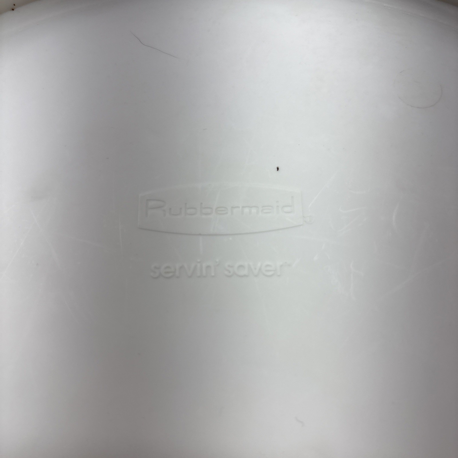 Vintage Rubbermaid Servin Saver Large Cake Carrier Almond Base 13″ X 7″