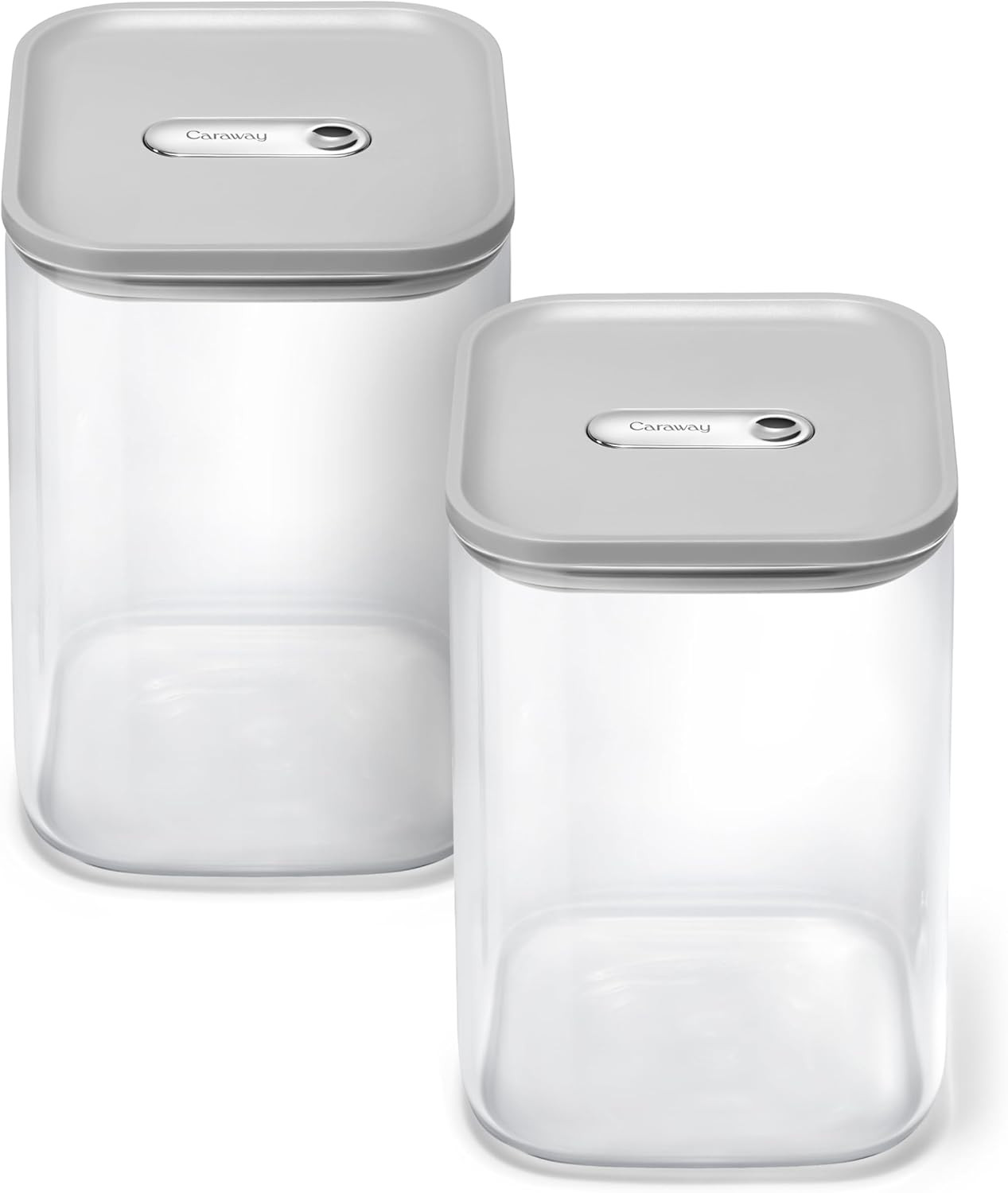 Stackable 4Qt Glass Food Storage Containers – BPA-Free, 2 Pack