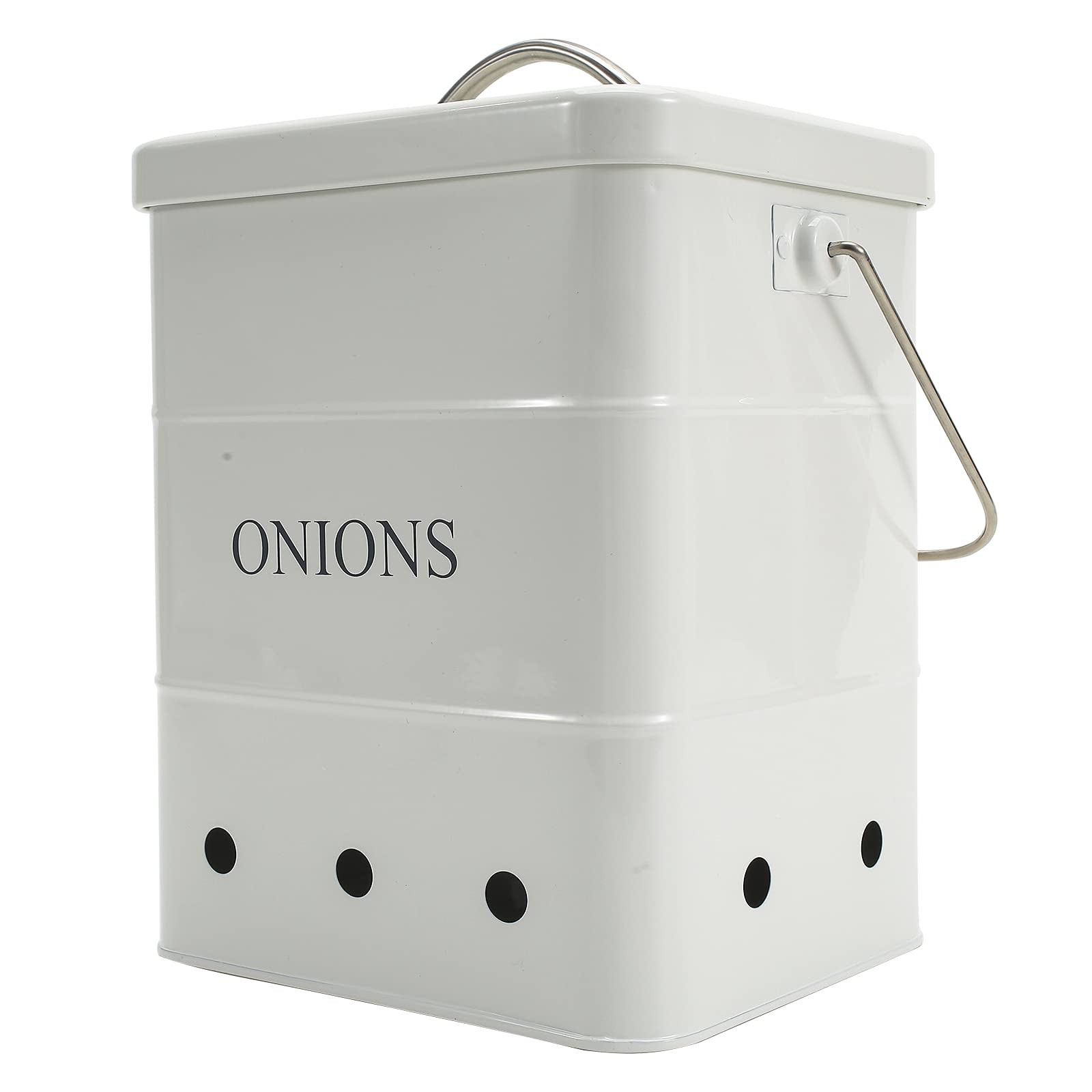 Gdfjiy Onion Storage Bin, Kitchen Storage Canister,Kitchen Pantry Organizer T…