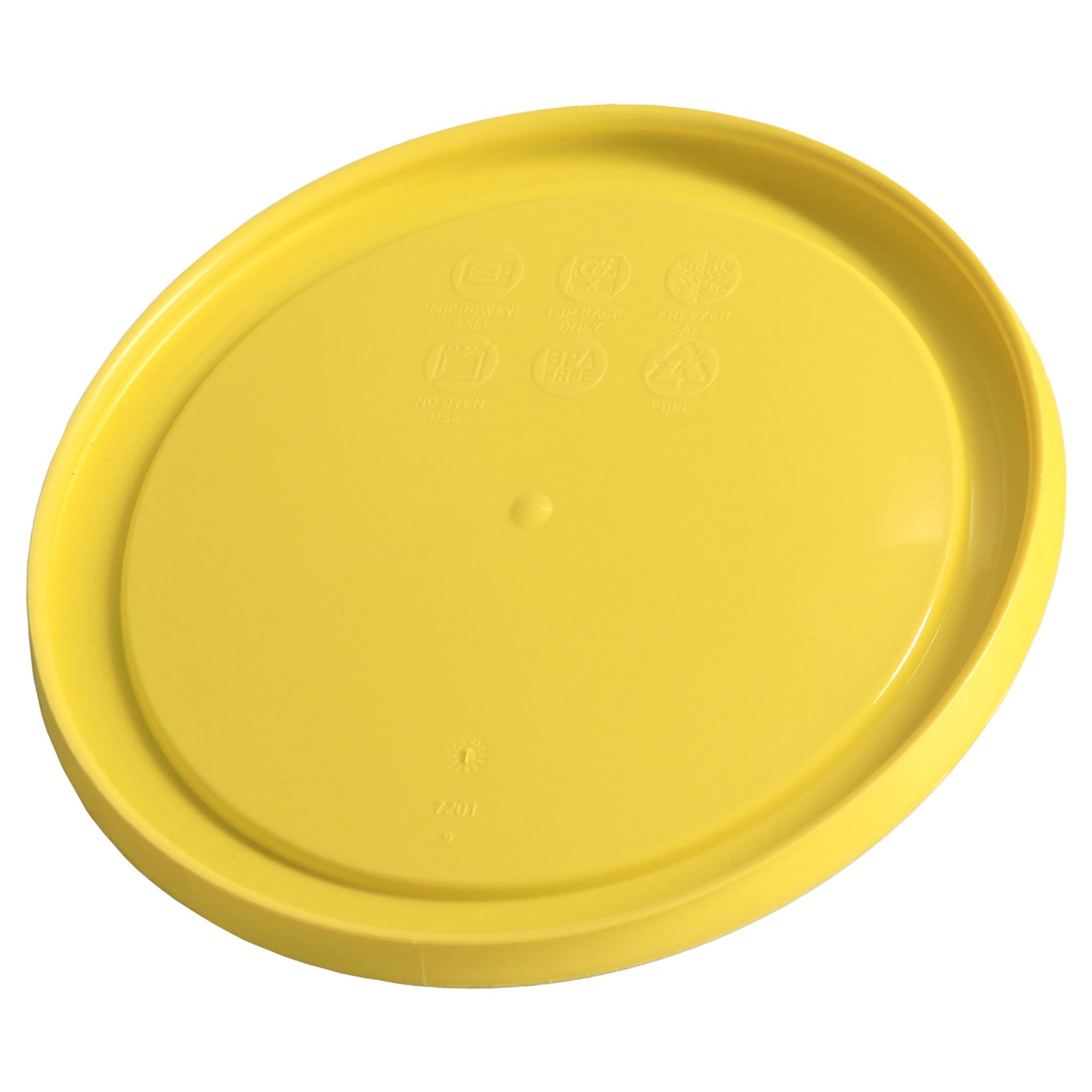 Pyrex 7201-PC Yolk Yellow Round Plastic Replacement Lid Cover