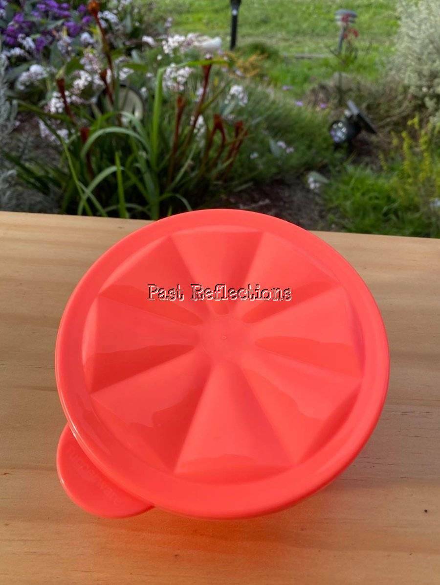 TUPPERWARE LIME / LEMON KEEPER FORGET ME NOT NEON ORANGE