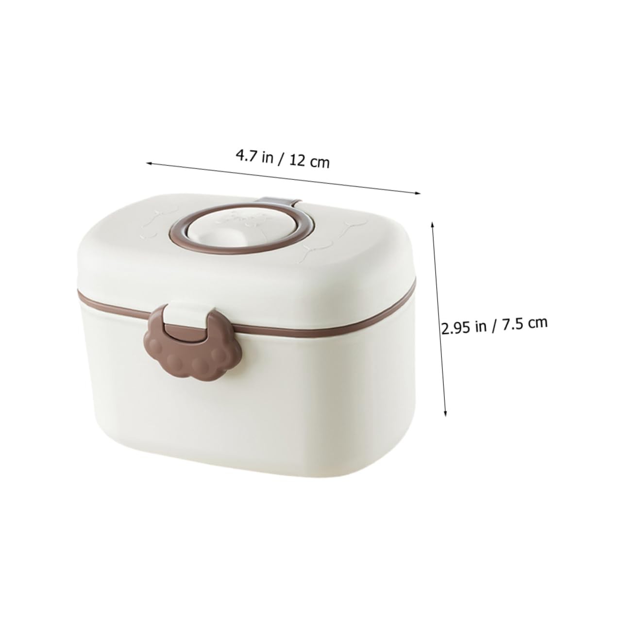 2-Pack Portable Milk Powder Dispenser Container with Scoop Forks for Baby For…