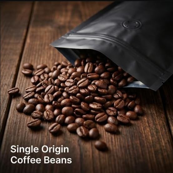 AwePackage High Barrier 16 oz Foil Stand up Zipper Pouch Coffee Bag with Valv…