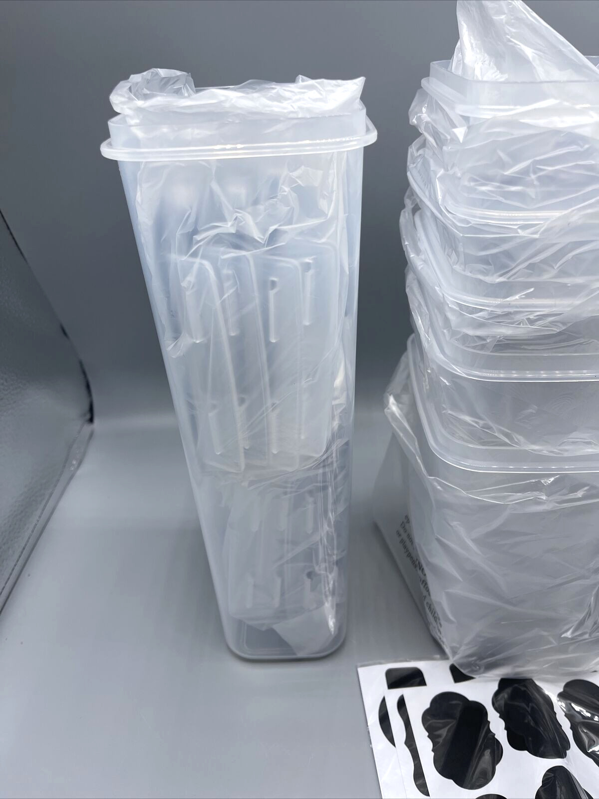 Airtight Food Storage Containers Set with Lids, 15pcs BPA Free Plastic