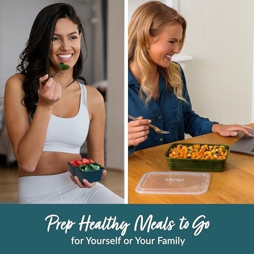 60-Piece Meal Prep Kit – Reusable BPA-Free Food Containers, Trays & Snack Boxes