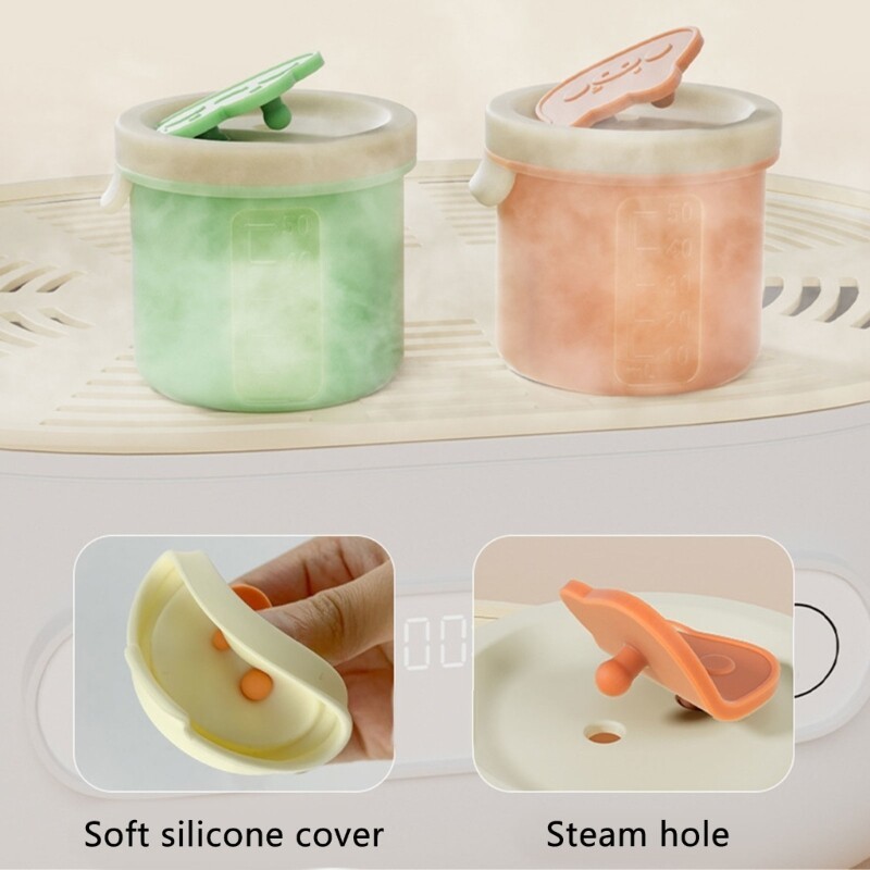 Practical Silicone Tray Storage Container For Baby Preparation And Storage