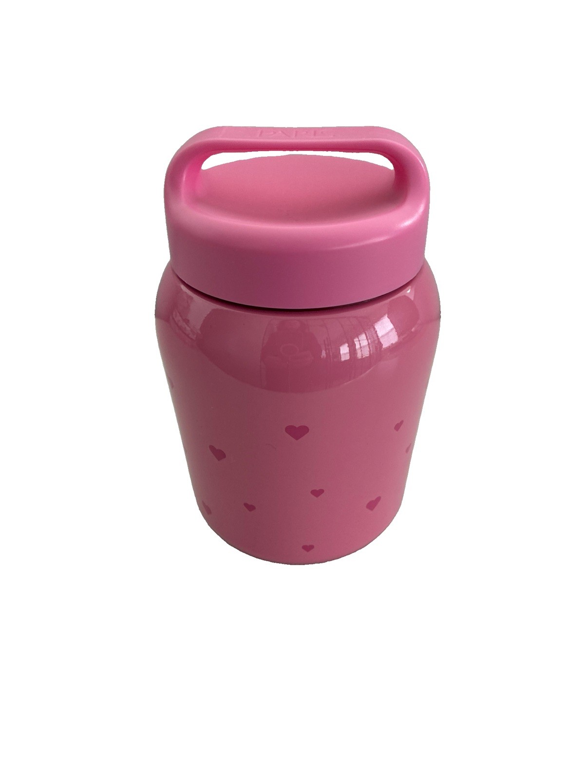 New Paris Hilton Pink Heart Stainless Steel Food Storage Container