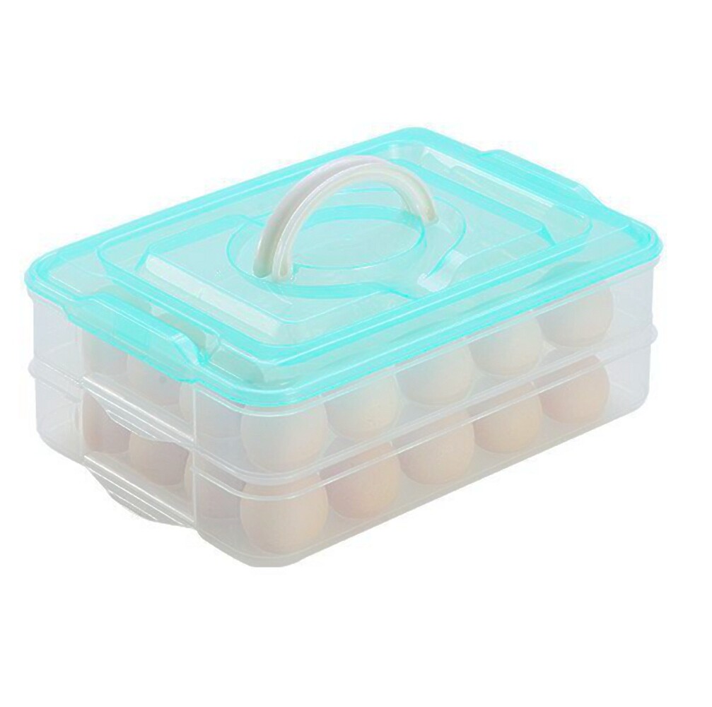 Deviled Egg Tray with Lid Hand Refrigerator, 40 Eggs Holder Carrier Container