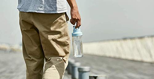 Kinto 20071 Togo Bottle 16.9 Fl Oz 480 Ml White Includes Straw Lightweight