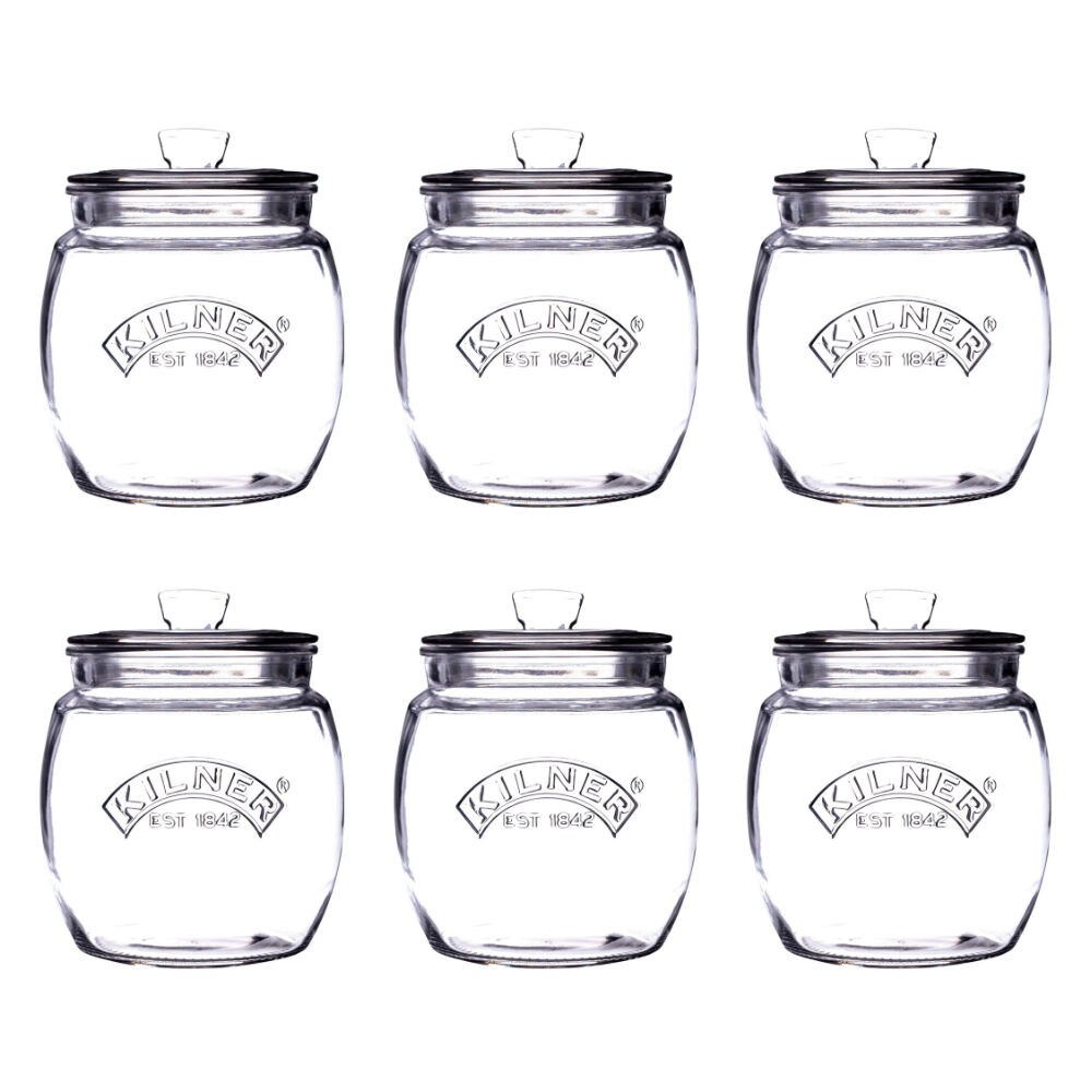 Kilner Universal Storage Jar 850ml Set of 6
