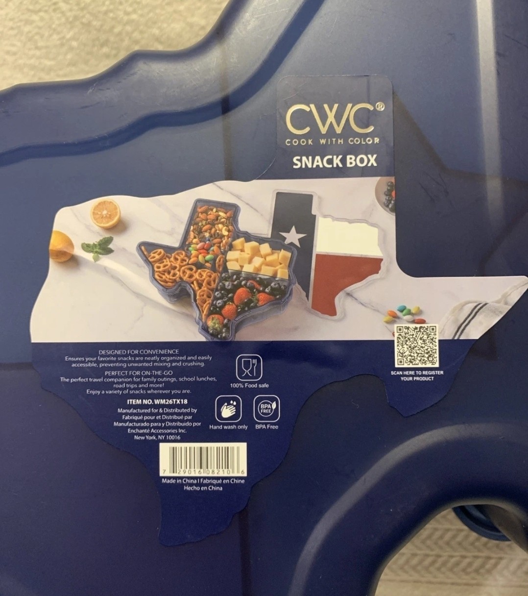 Lot Of 2. CWC Snack Box State Of Texas